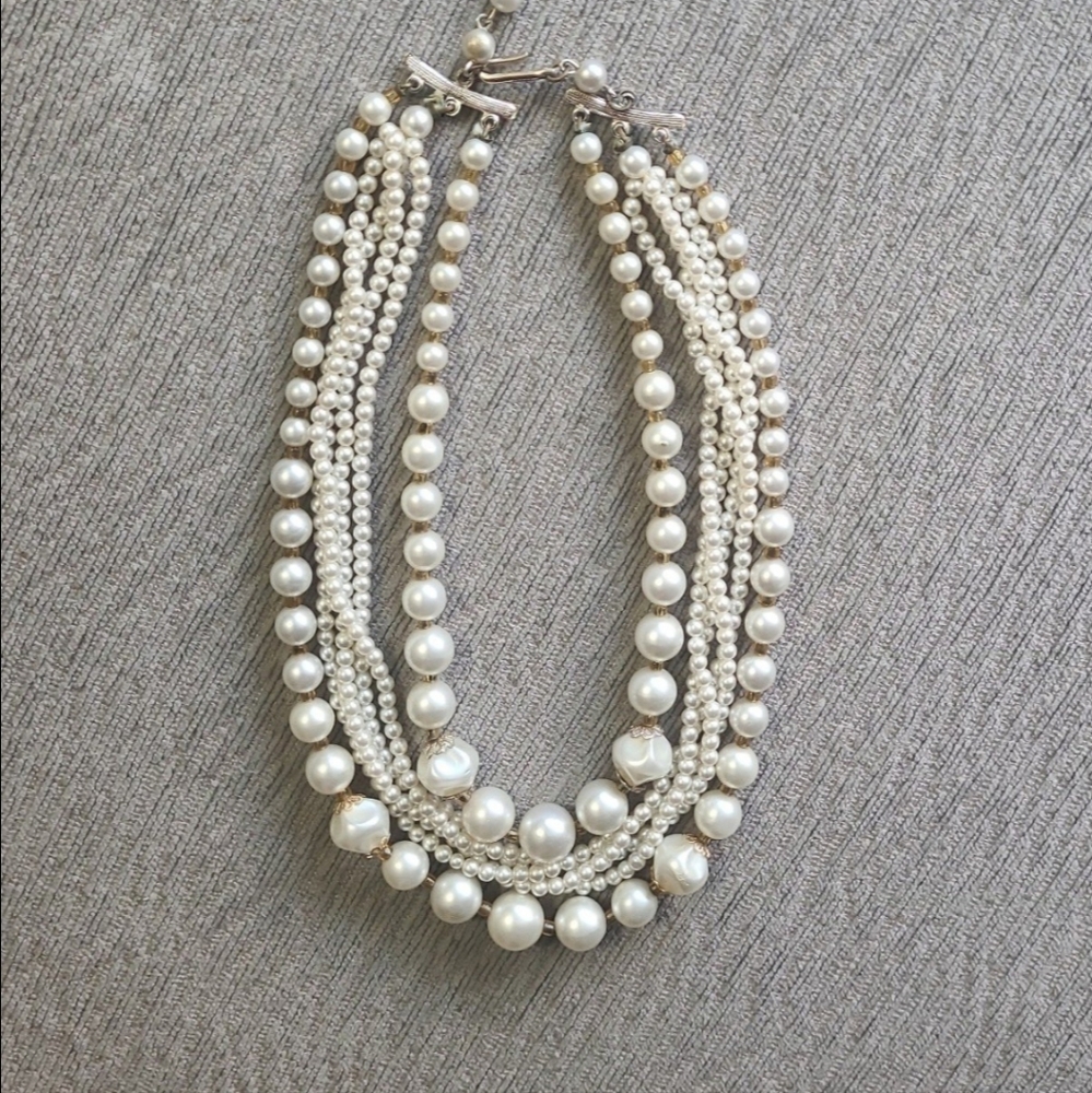 Vintage Faux Pearl Necklace